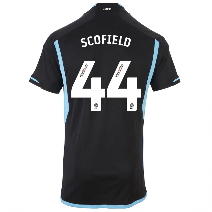 Kinder Connie Scofield #44 Schwarz Auswärtstrikot Trikot 2023/24 T-Shirt Belgien