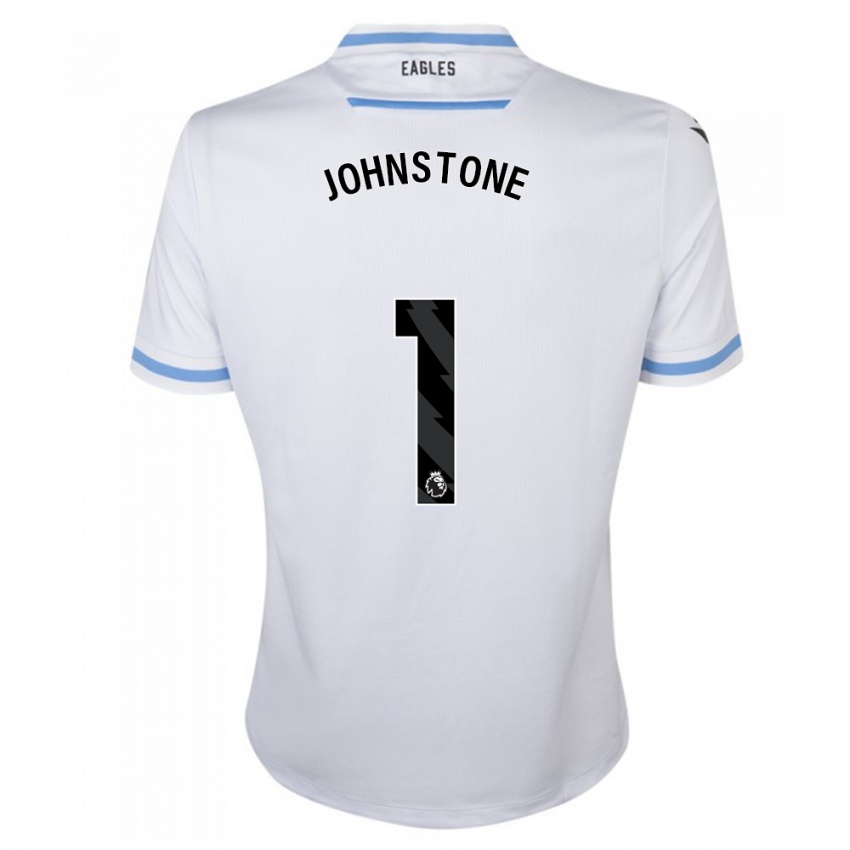 Enfant Maillot Sam Johnstone #1 Blanc Tenues Extérieur 2023/24 T-Shirt Belgique