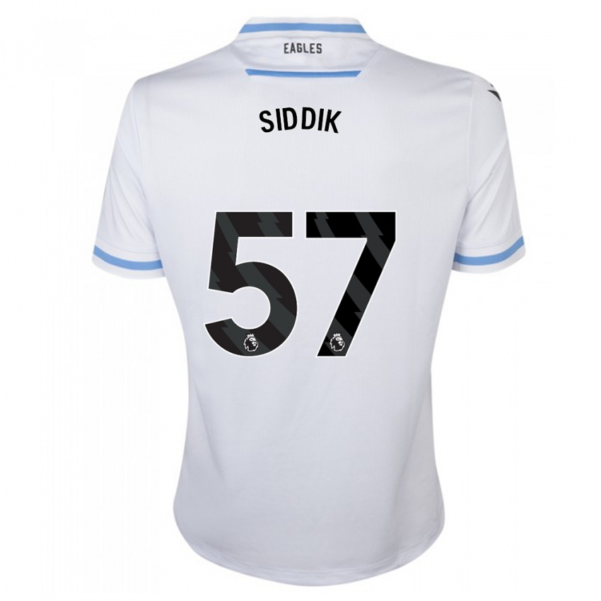 Enfant Maillot Cardo Siddik #57 Blanc Tenues Extérieur 2023/24 T-Shirt Belgique