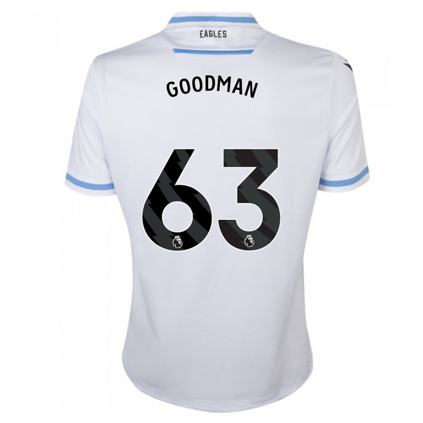 Kinder Owen Goodman #63 Weiß Auswärtstrikot Trikot 2023/24 T-Shirt Belgien