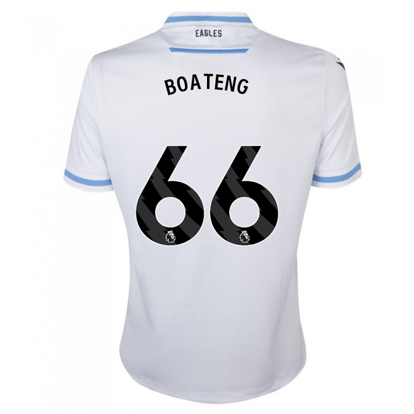 Kinder David Boateng #66 Weiß Auswärtstrikot Trikot 2023/24 T-Shirt Belgien