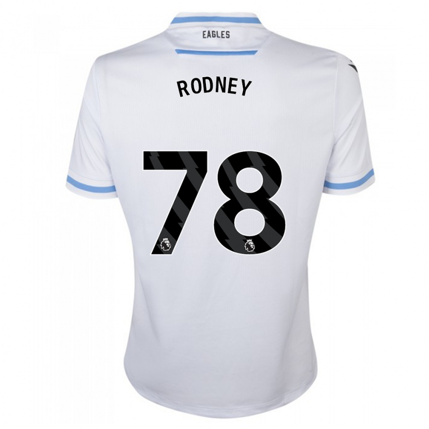 Enfant Maillot Kaden Rodney #78 Blanc Tenues Extérieur 2023/24 T-Shirt Belgique