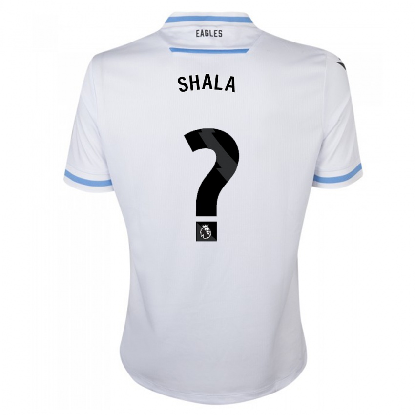 Kinder Laurence Shala #0 Weiß Auswärtstrikot Trikot 2023/24 T-Shirt Belgien