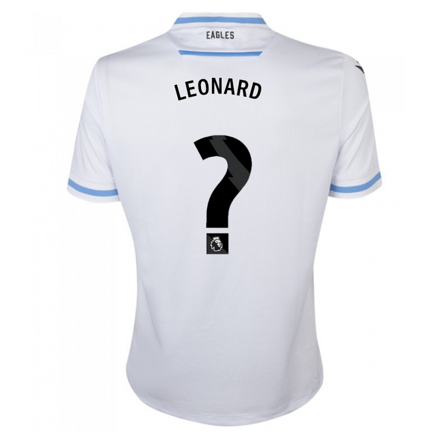 Enfant Maillot James Leonard #0 Blanc Tenues Extérieur 2023/24 T-Shirt Belgique
