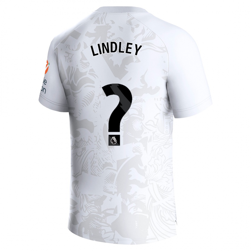 Kinderen Hayden Lindley #0 Wit Uitshirt Uittenue 2023/24 T-Shirt België