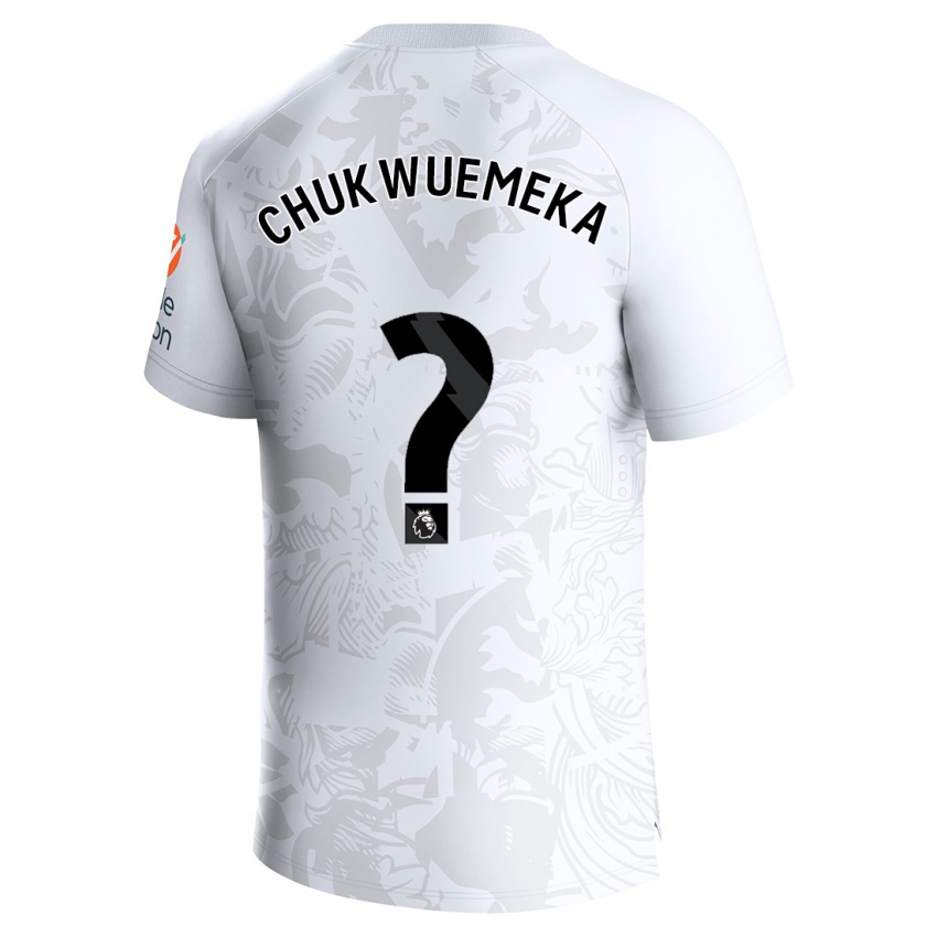 Kinderen Caleb Chukwuemeka #0 Wit Uitshirt Uittenue 2023/24 T-Shirt België