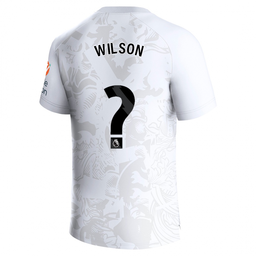 Kinderen Rory Wilson #0 Wit Uitshirt Uittenue 2023/24 T-Shirt België