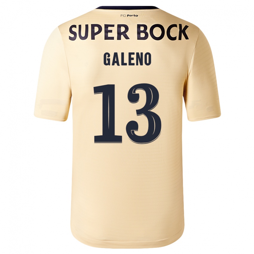 Kinder Galeno #13 Beige-Gold Auswärtstrikot Trikot 2023/24 T-Shirt Belgien