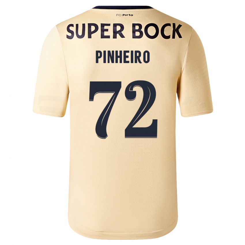 Kinderen Rodrigo Pinheiro #72 Beige-Gouden Uitshirt Uittenue 2023/24 T-Shirt België