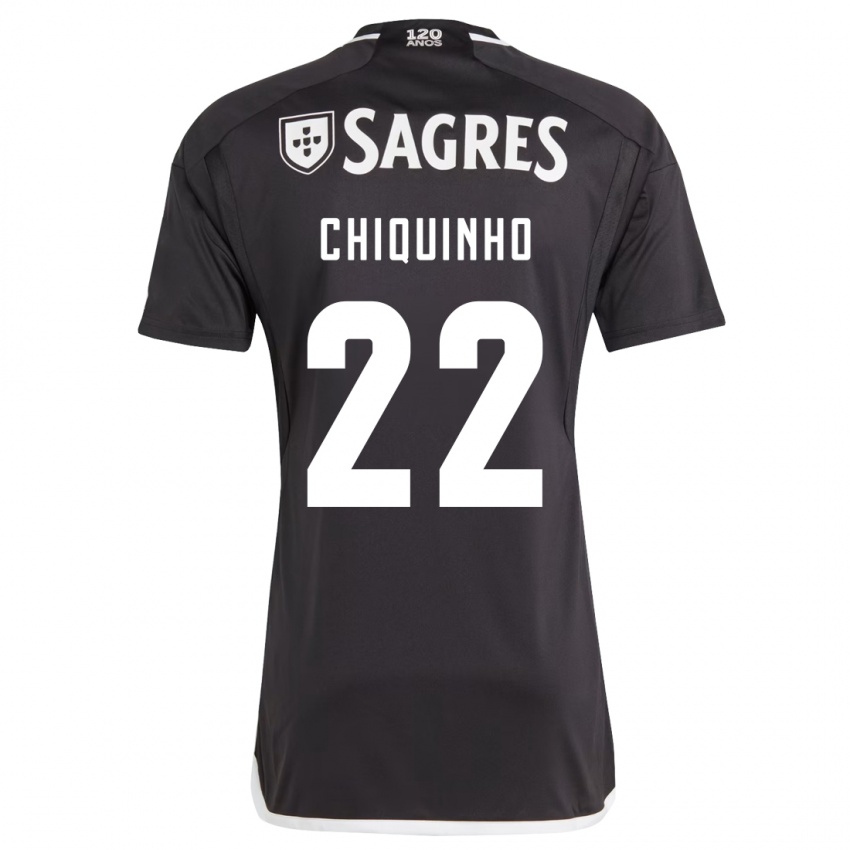 Kinder Chiquinho #22 Schwarz Auswärtstrikot Trikot 2023/24 T-Shirt Belgien