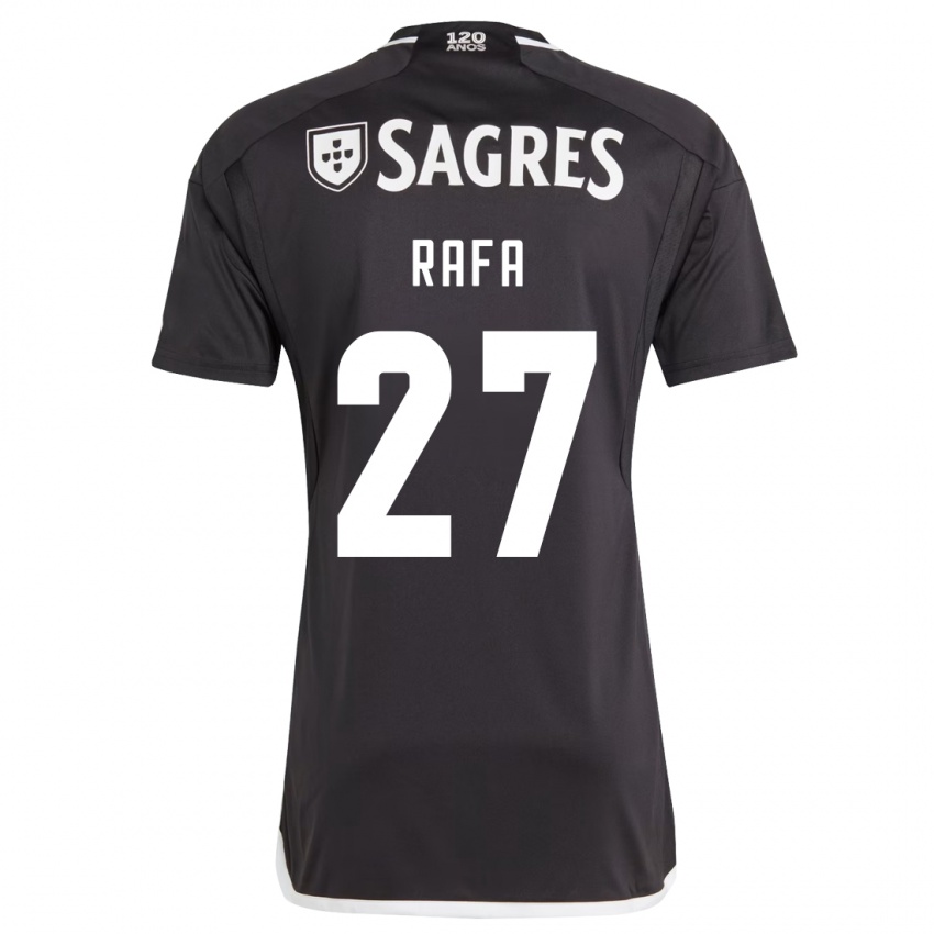 Kinder Rafa #27 Schwarz Auswärtstrikot Trikot 2023/24 T-Shirt Belgien