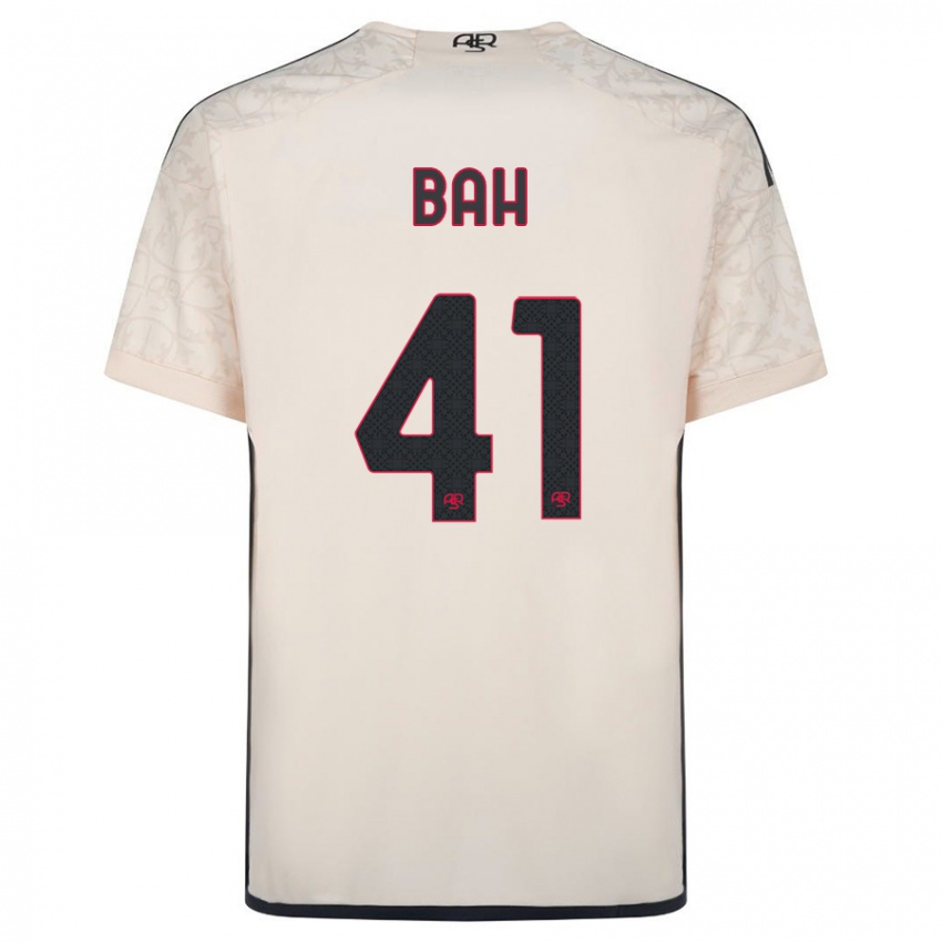 Enfant Maillot Muhammed Bah #41 Blanc Cassé Tenues Extérieur 2023/24 T-Shirt Belgique