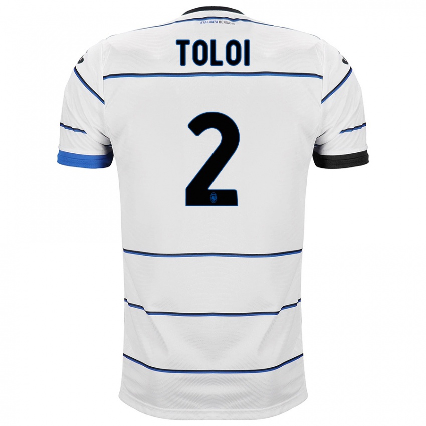 Kinder Rafael Tolói #2 Weiß Auswärtstrikot Trikot 2023/24 T-Shirt Belgien