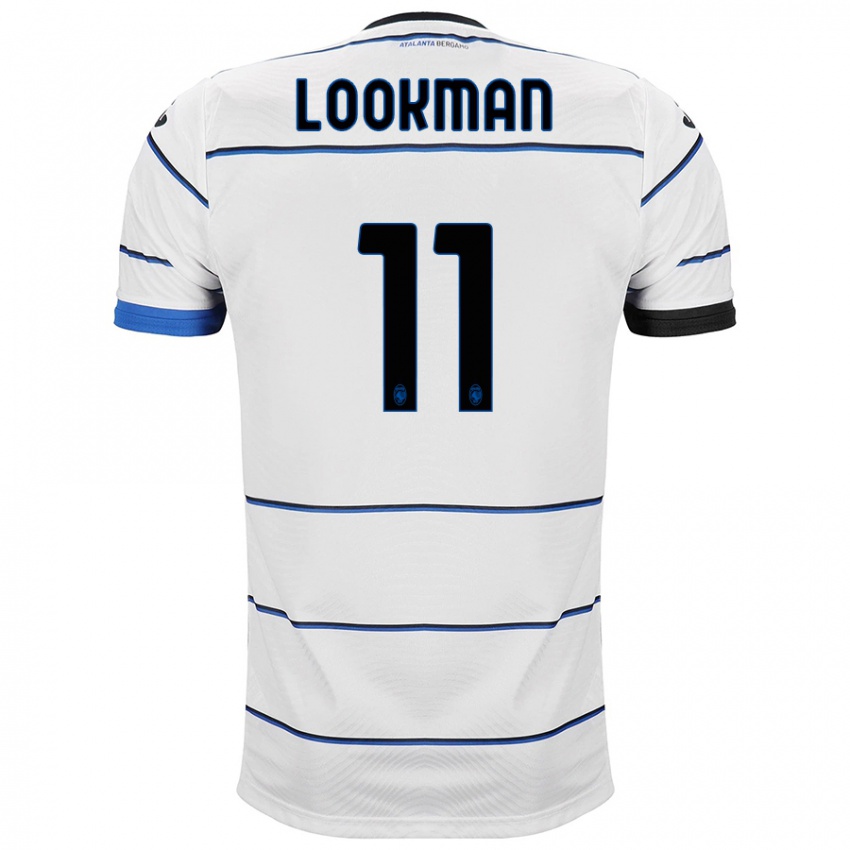 Kinderen Ademola Lookman #11 Wit Uitshirt Uittenue 2023/24 T-Shirt België