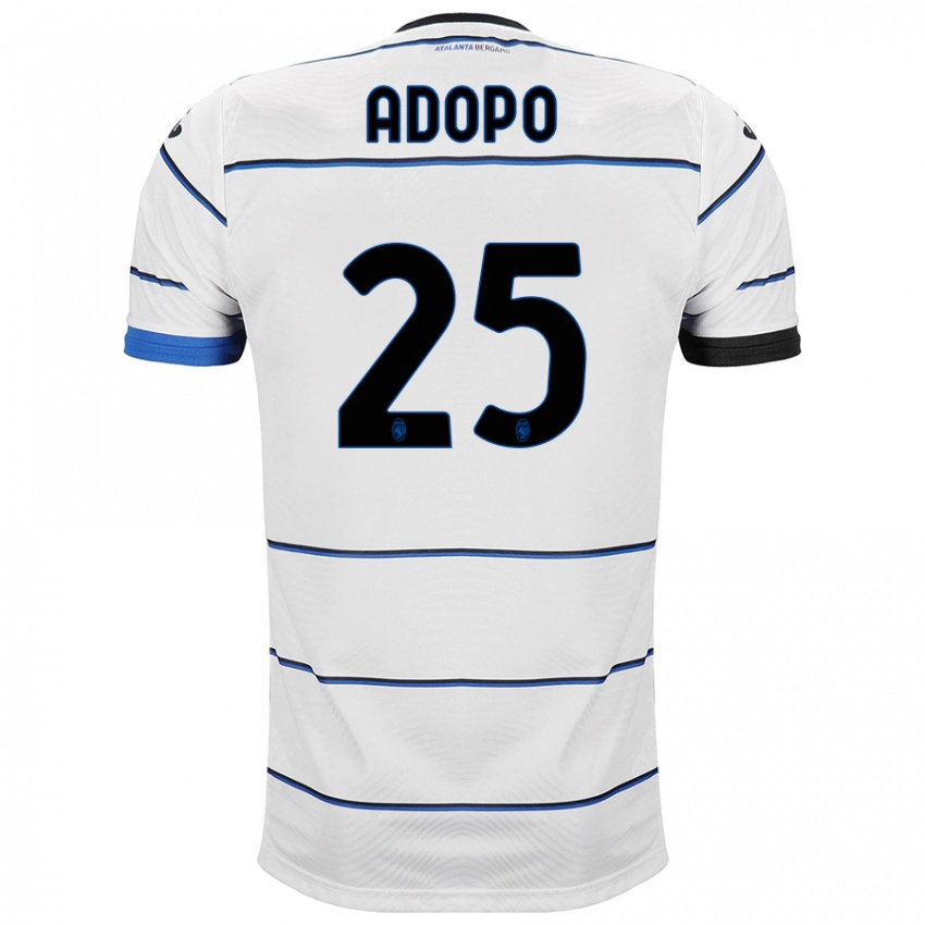 Kinder Michel Adopo #25 Weiß Auswärtstrikot Trikot 2023/24 T-Shirt Belgien