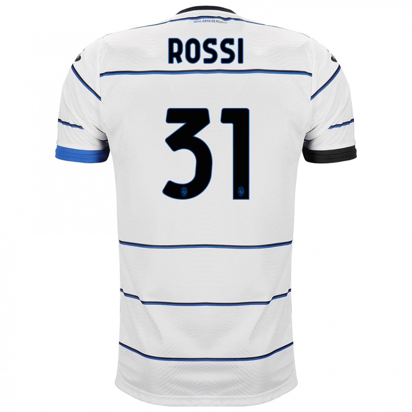 Kinder Francesco Rossi #31 Weiß Auswärtstrikot Trikot 2023/24 T-Shirt Belgien
