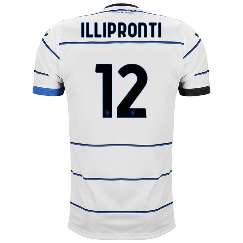 Kinder Filippo Illipronti #12 Weiß Auswärtstrikot Trikot 2023/24 T-Shirt Belgien