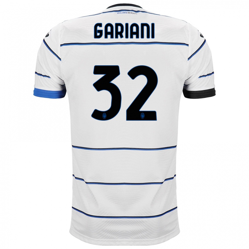 Kinder Niccolò Gariani #32 Weiß Auswärtstrikot Trikot 2023/24 T-Shirt Belgien