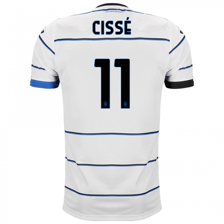 Kinder Moustapha Cissé #11 Weiß Auswärtstrikot Trikot 2023/24 T-Shirt Belgien