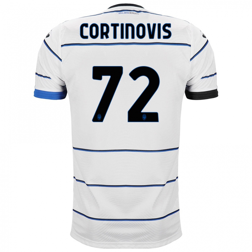 Kinder Alessandro Cortinovis #72 Weiß Auswärtstrikot Trikot 2023/24 T-Shirt Belgien