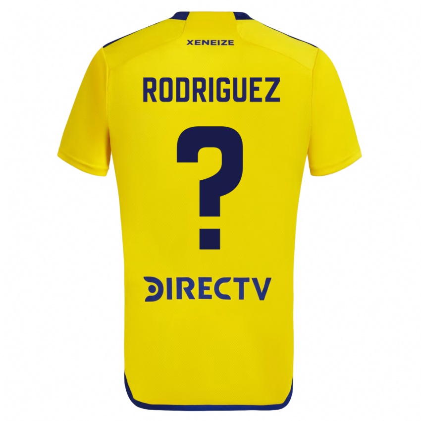 Kinder Román Rodríguez #0 Gelb Auswärtstrikot Trikot 2023/24 T-Shirt Belgien