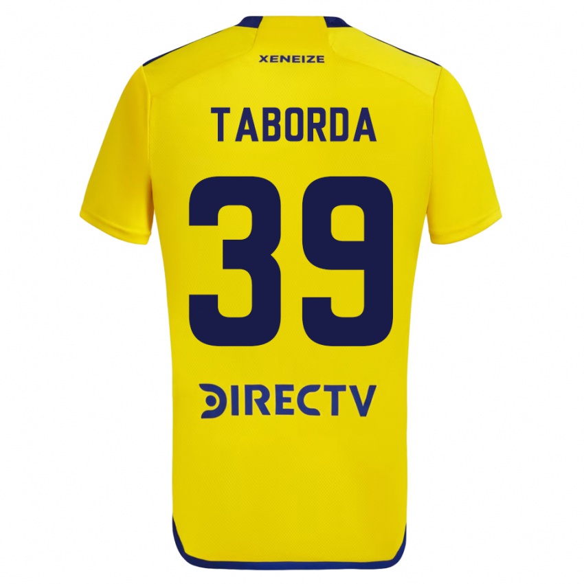 Kinder Vicente Taborda #39 Gelb Auswärtstrikot Trikot 2023/24 T-Shirt Belgien