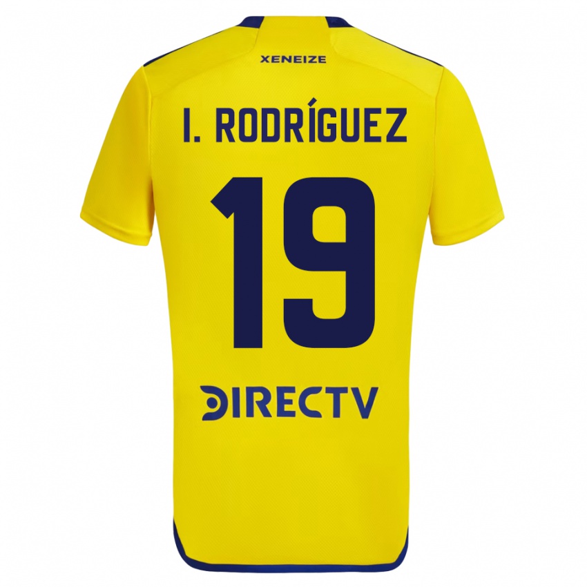 Kinder Ignacio Rodríguez #19 Gelb Auswärtstrikot Trikot 2023/24 T-Shirt Belgien