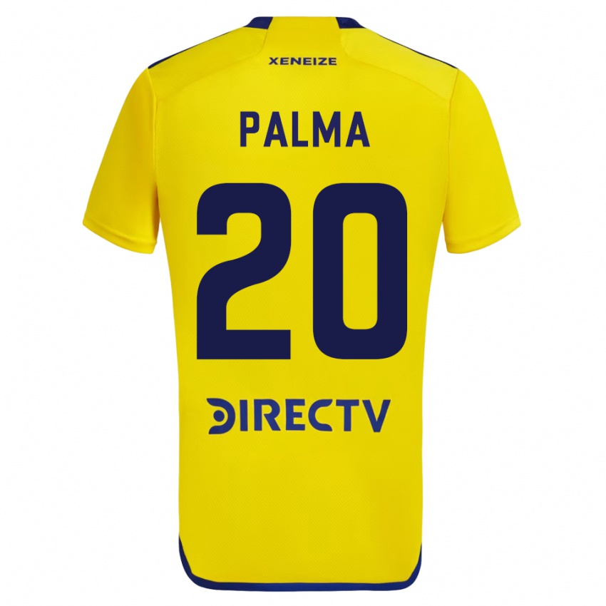 Kinder Lucas Palma #20 Gelb Auswärtstrikot Trikot 2023/24 T-Shirt Belgien