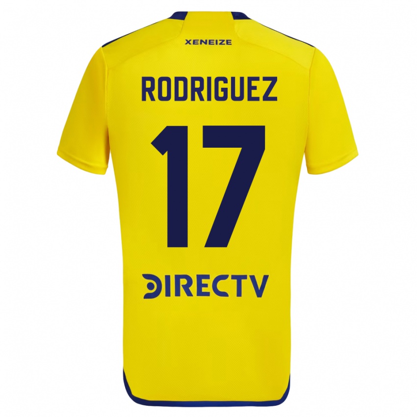Kinder Fanny Rodriguez #17 Gelb Auswärtstrikot Trikot 2023/24 T-Shirt Belgien