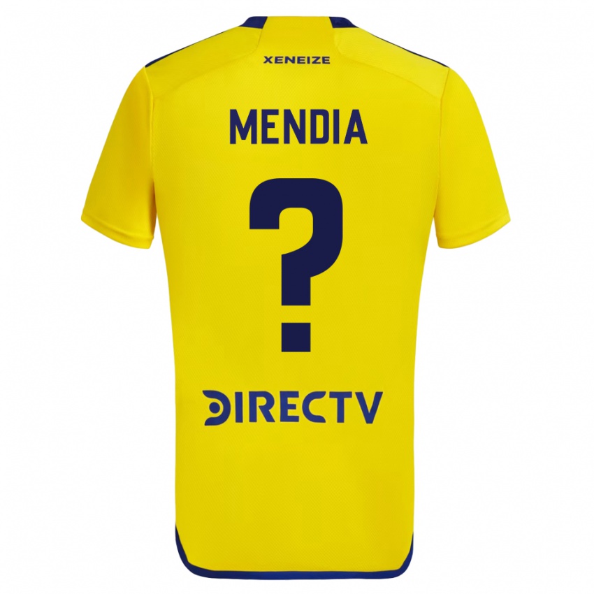Kinderen Mateo Mendia #0 Geel Uitshirt Uittenue 2023/24 T-Shirt België