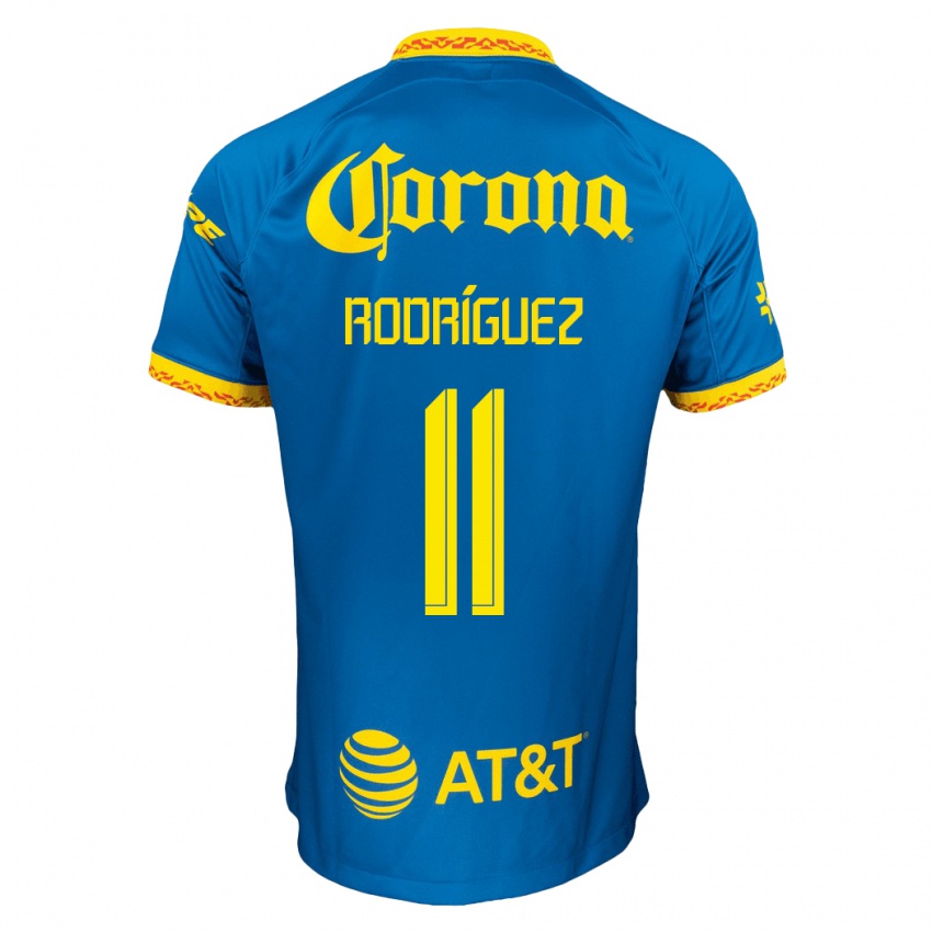 Kinder Jonathan Rodriguez #11 Blau Auswärtstrikot Trikot 2023/24 T-Shirt Belgien