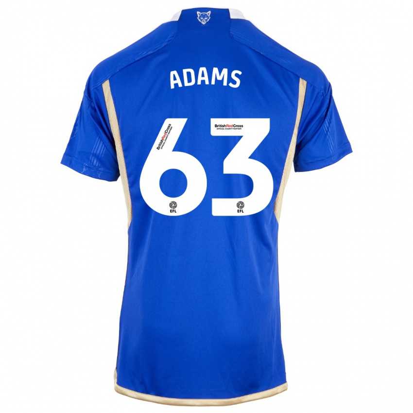 Homme Maillot Bayli Spencer Adams #63 Bleu Royal Tenues Domicile 2023/24 T-Shirt Belgique