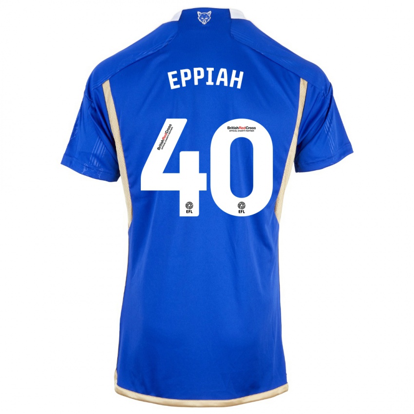 Heren Josh Eppiah #40 Koningsblauw Thuisshirt Thuistenue 2023/24 T-Shirt België
