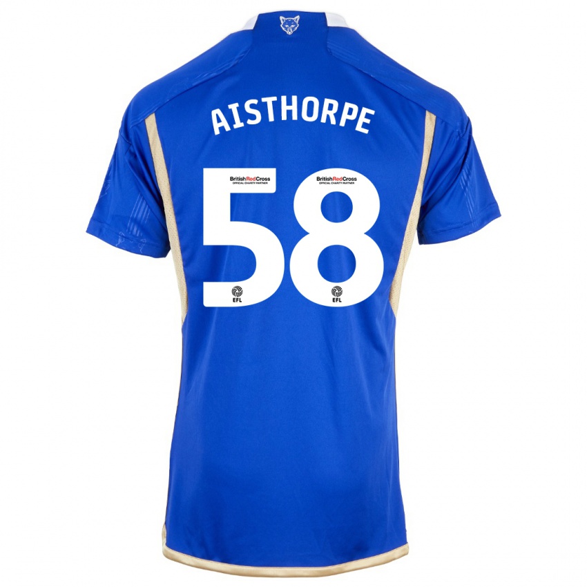 Herren Bailey Aisthorpe #58 Königsblau Heimtrikot Trikot 2023/24 T-Shirt Belgien