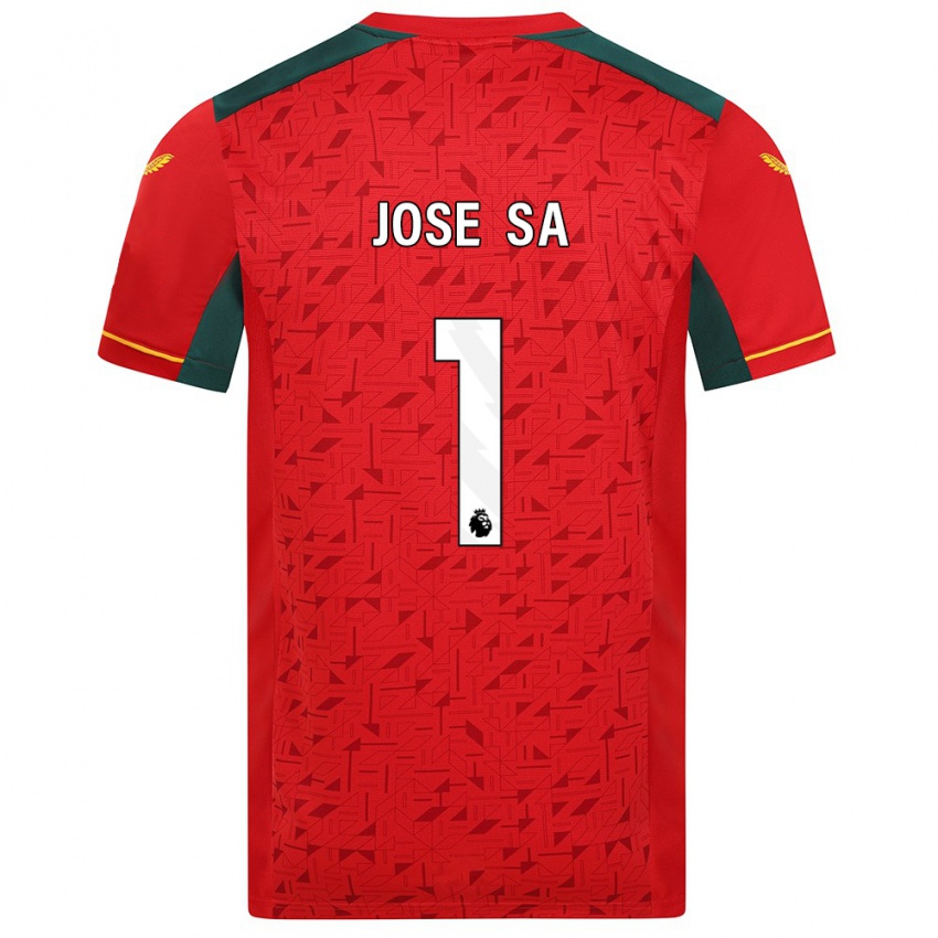 Heren Jose Sa #1 Rood Uitshirt Uittenue 2023/24 T-Shirt België