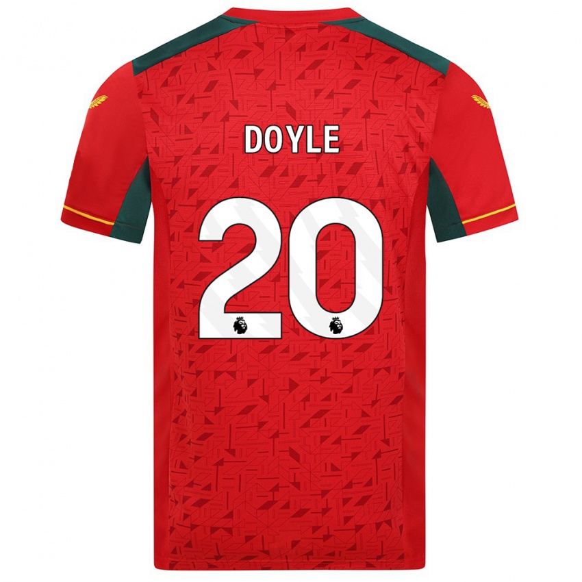 Herren Tommy Doyle #20 Rot Auswärtstrikot Trikot 2023/24 T-Shirt Belgien
