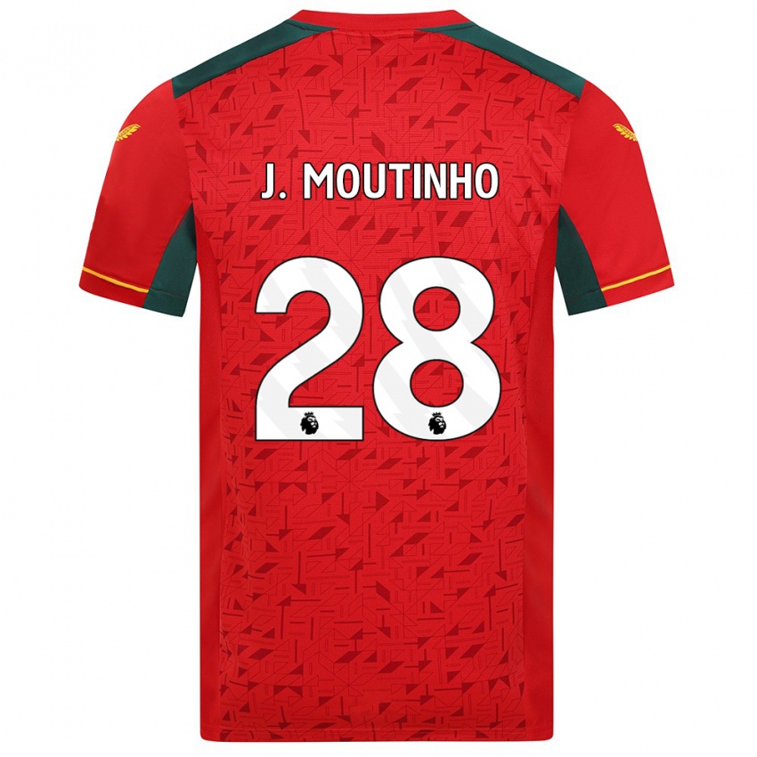 Herren Joao Moutinho #28 Rot Auswärtstrikot Trikot 2023/24 T-Shirt Belgien