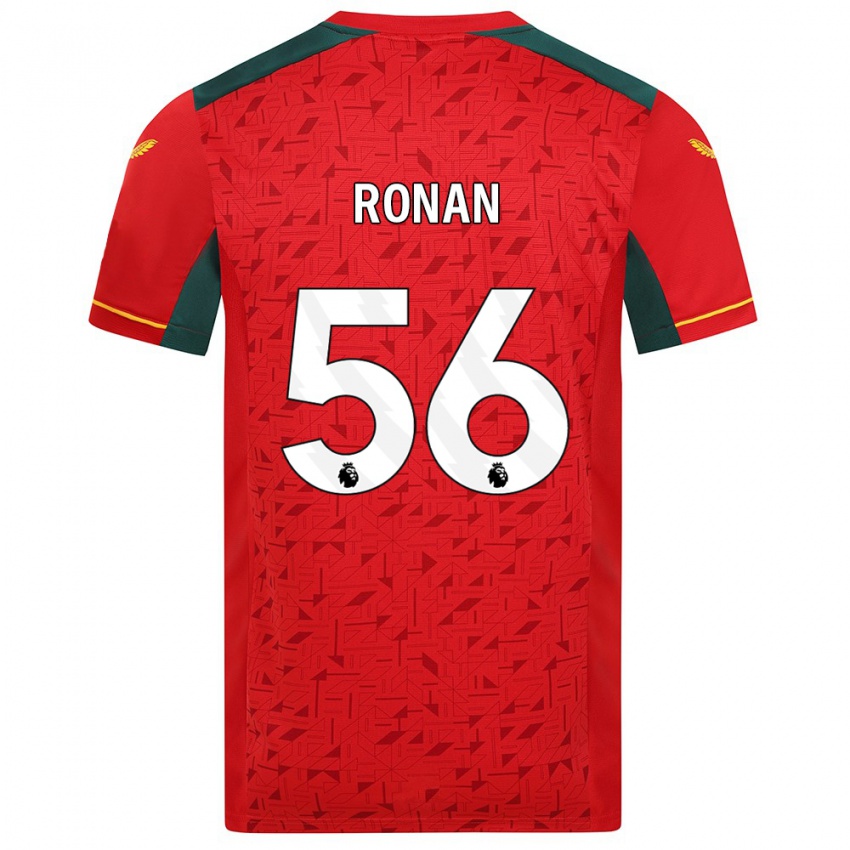 Herren Connor Ronan #56 Rot Auswärtstrikot Trikot 2023/24 T-Shirt Belgien