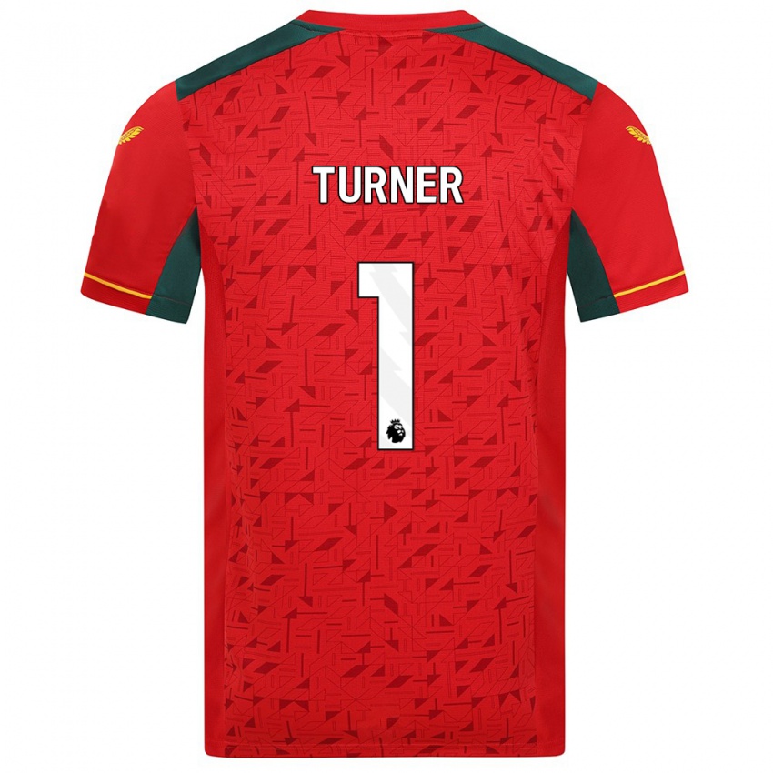 Herren Shannon Turner #1 Rot Auswärtstrikot Trikot 2023/24 T-Shirt Belgien