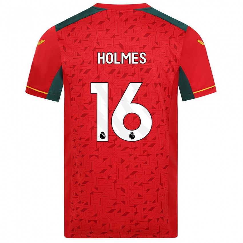 Herren Summer Holmes #16 Rot Auswärtstrikot Trikot 2023/24 T-Shirt Belgien