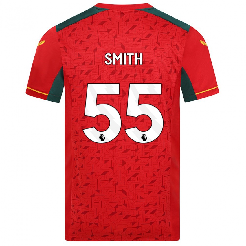 Herren Jackson Smith #55 Rot Auswärtstrikot Trikot 2023/24 T-Shirt Belgien