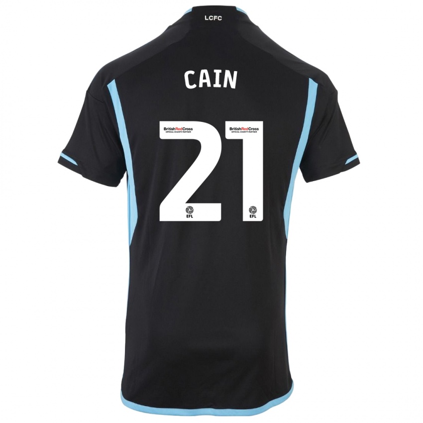Herren Hannah Cain #21 Schwarz Auswärtstrikot Trikot 2023/24 T-Shirt Belgien
