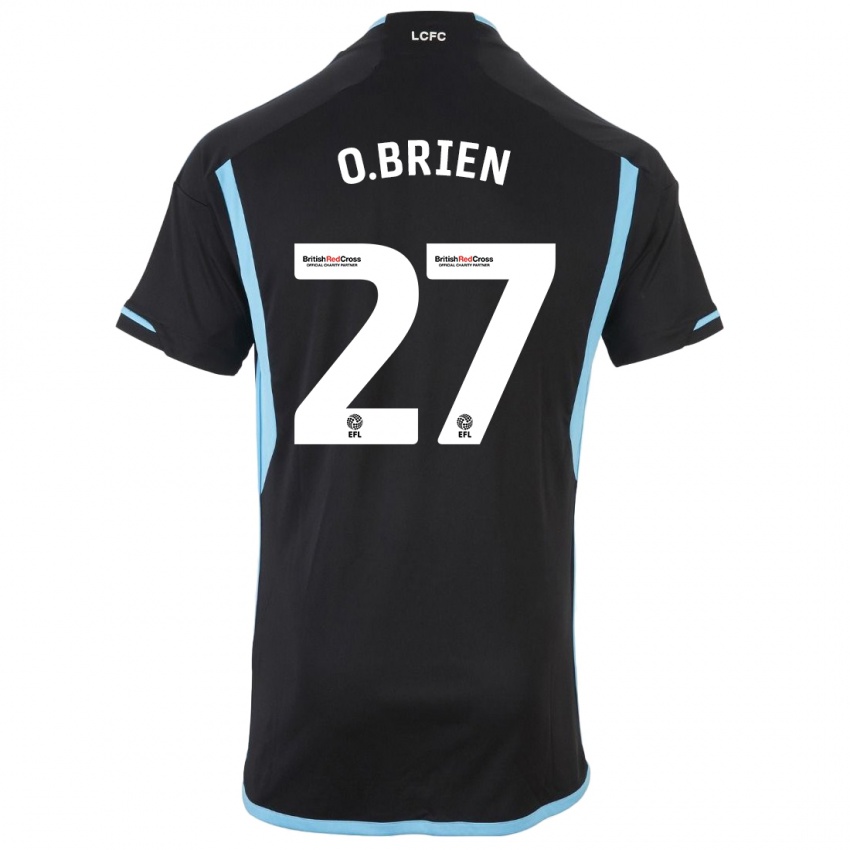 Herren Shannon O'brien #27 Schwarz Auswärtstrikot Trikot 2023/24 T-Shirt Belgien