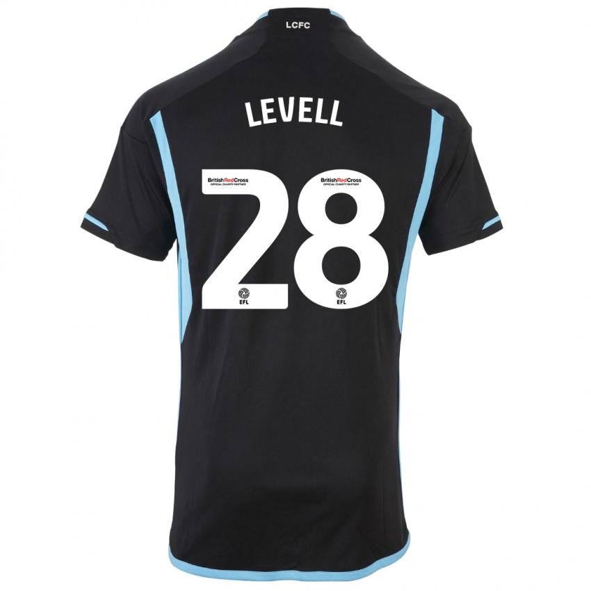 Herren Kirstie Levell #28 Schwarz Auswärtstrikot Trikot 2023/24 T-Shirt Belgien