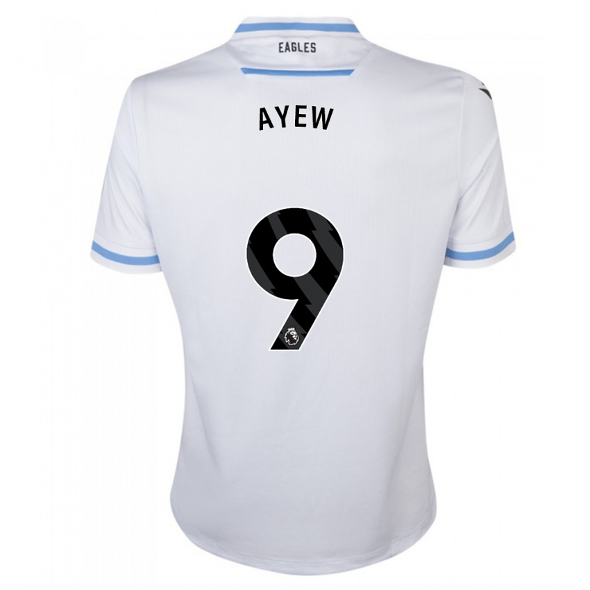 Herren Ayew #9 Weiß Auswärtstrikot Trikot 2023/24 T-Shirt Belgien