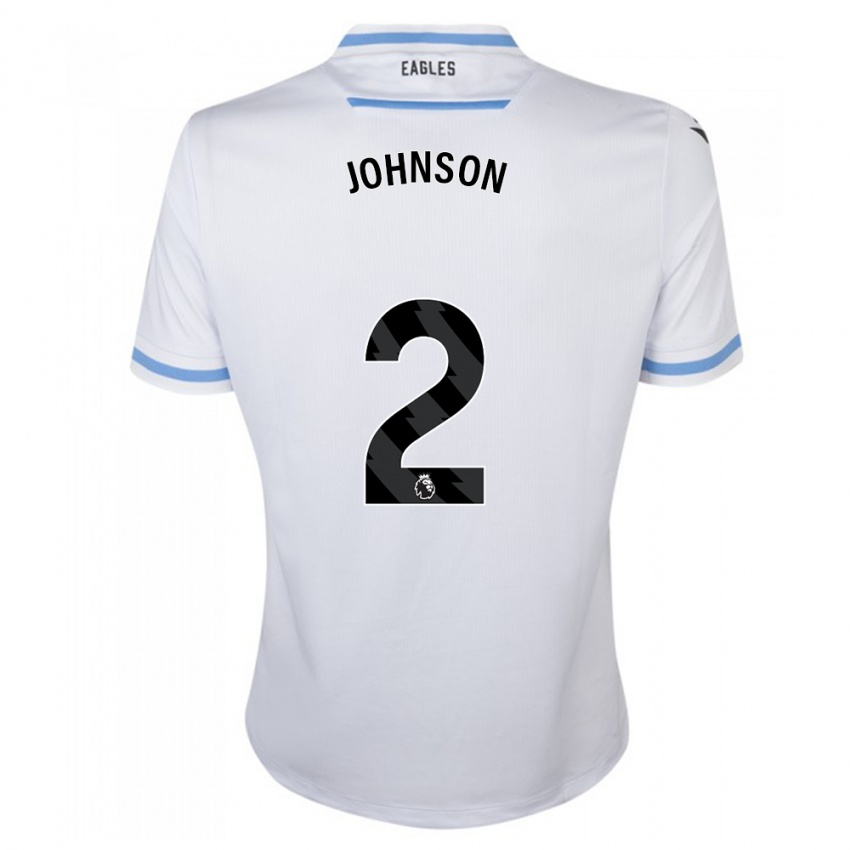 Homme Maillot Annabel Johnson #2 Blanc Tenues Extérieur 2023/24 T-Shirt Belgique