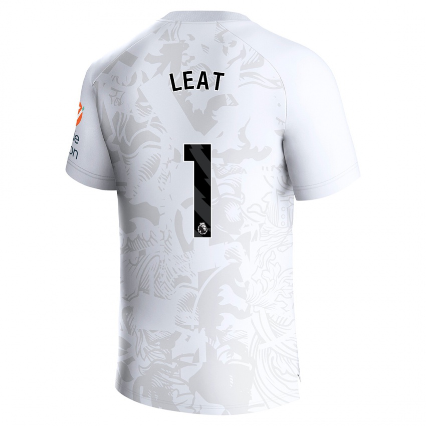 Herren Anna Leat #1 Weiß Auswärtstrikot Trikot 2023/24 T-Shirt Belgien