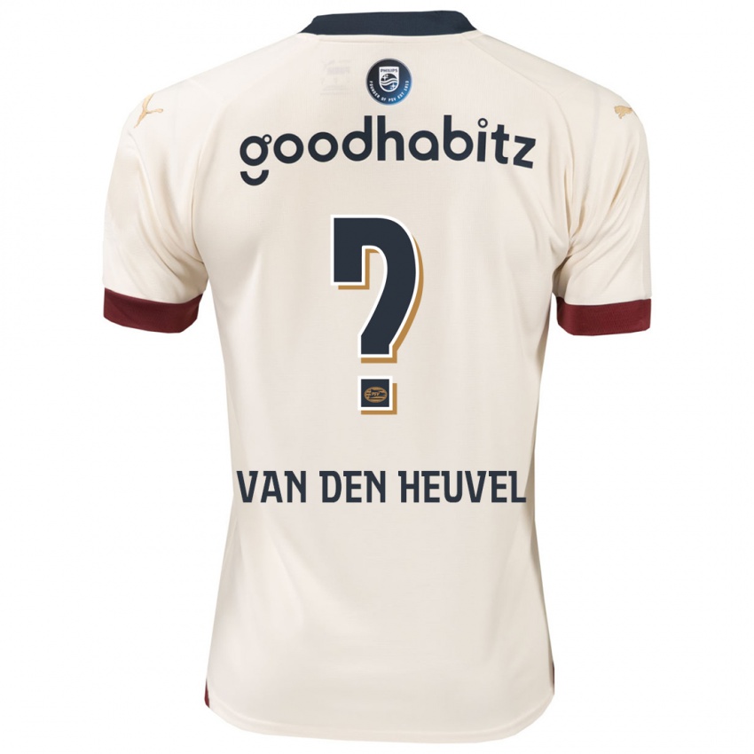 Herren Tim Van Den Heuvel #0 Cremefarben Auswärtstrikot Trikot 2023/24 T-Shirt Belgien