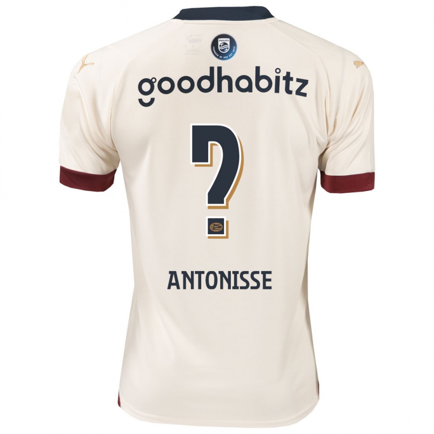 Herren Jeremy Antonisse #0 Cremefarben Auswärtstrikot Trikot 2023/24 T-Shirt Belgien