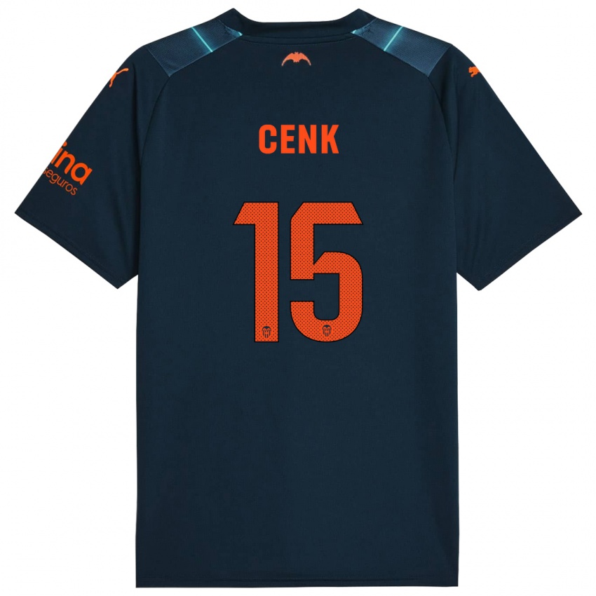 Herren Cenk Ozkacar #15 Marineblau Auswärtstrikot Trikot 2023/24 T-Shirt Belgien